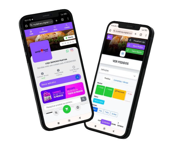 Cardápio Digital e Sistema de Delivery